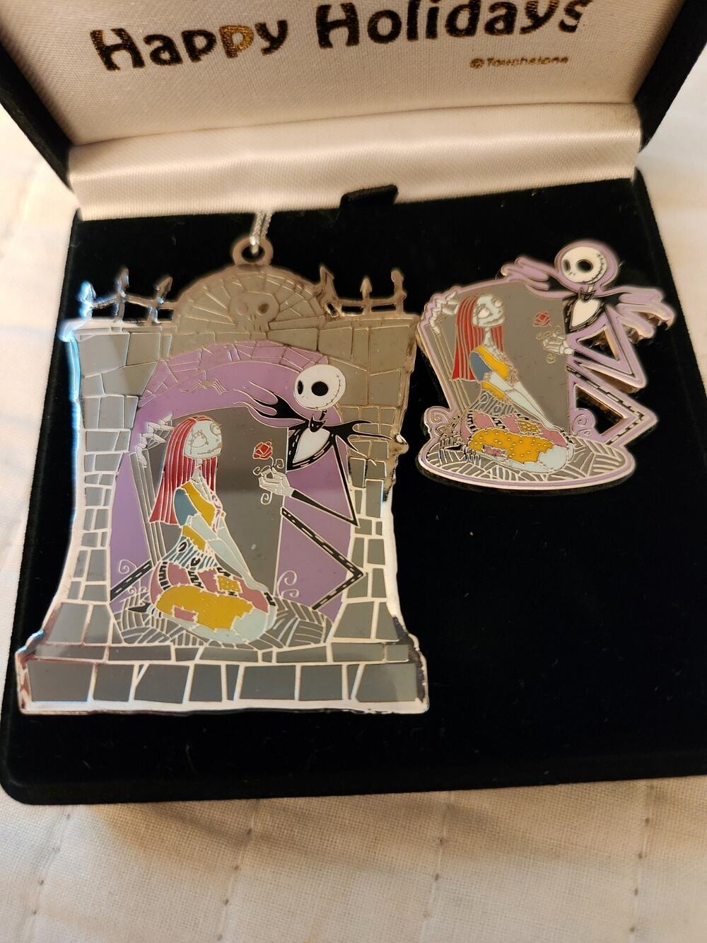 Limited Edition "The Nightmare Before Christmas" Christmas Ornament & Lapel Pin